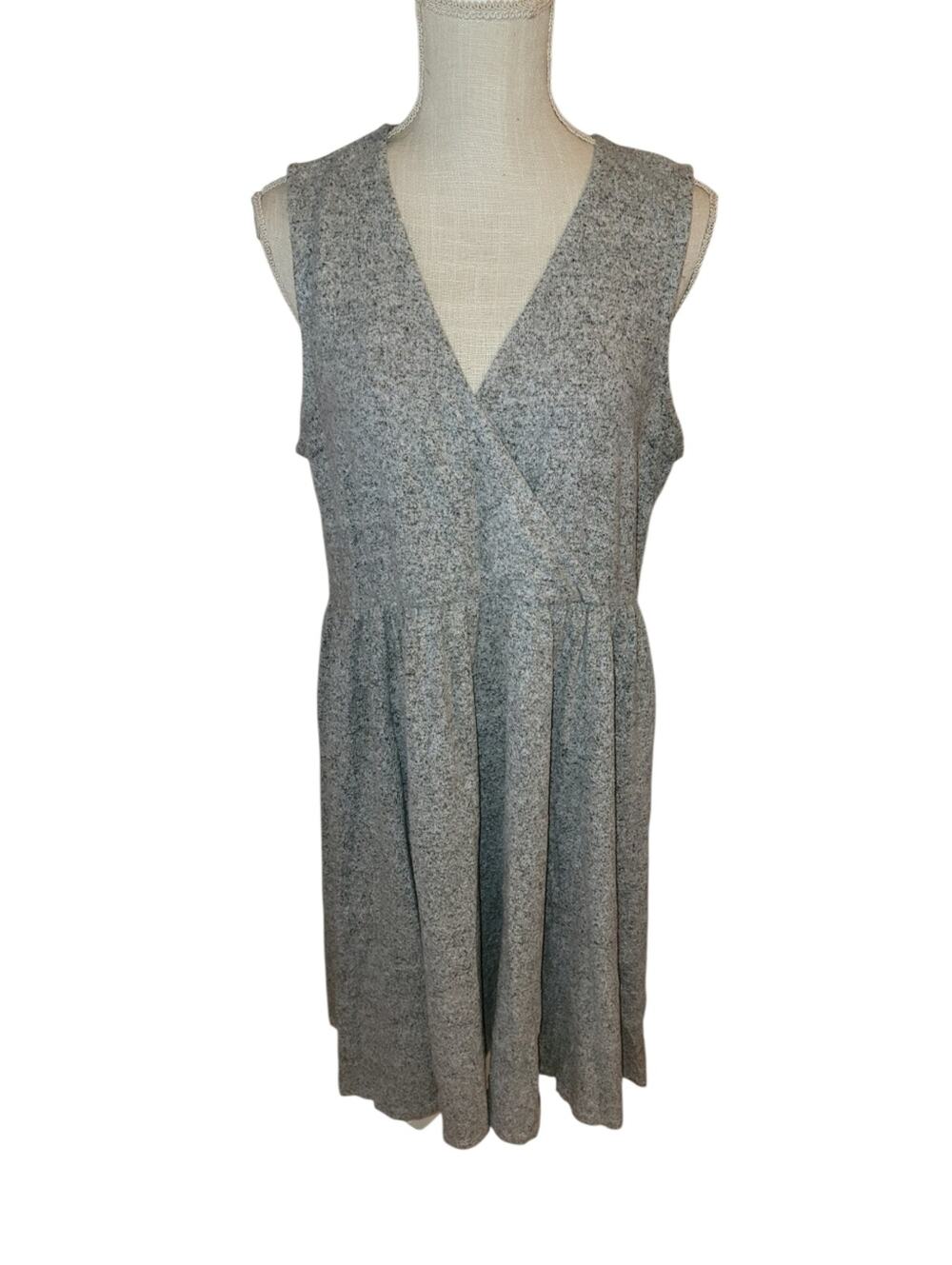 Torrid Grey Hacci Sleeveless Sweater Dress Size 2/2x